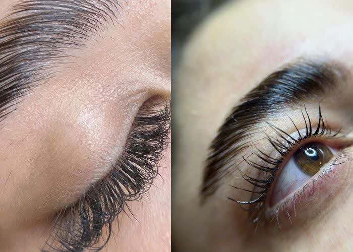 اکستنشن و لیفت مژه